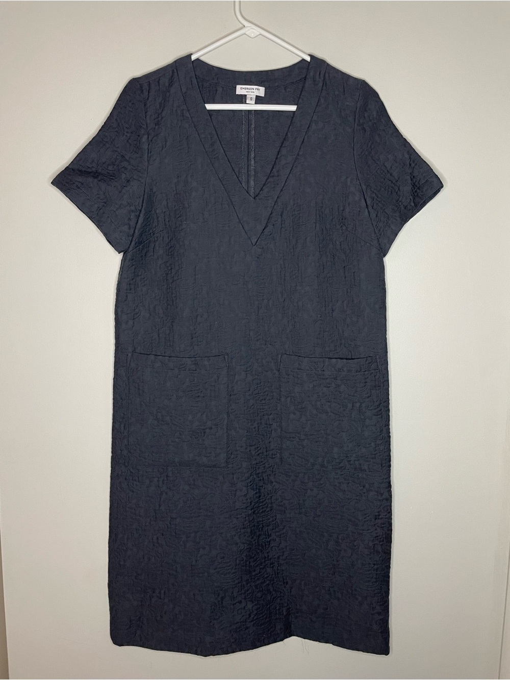 Emerson Fry V-Neck Sheath Dress Size S